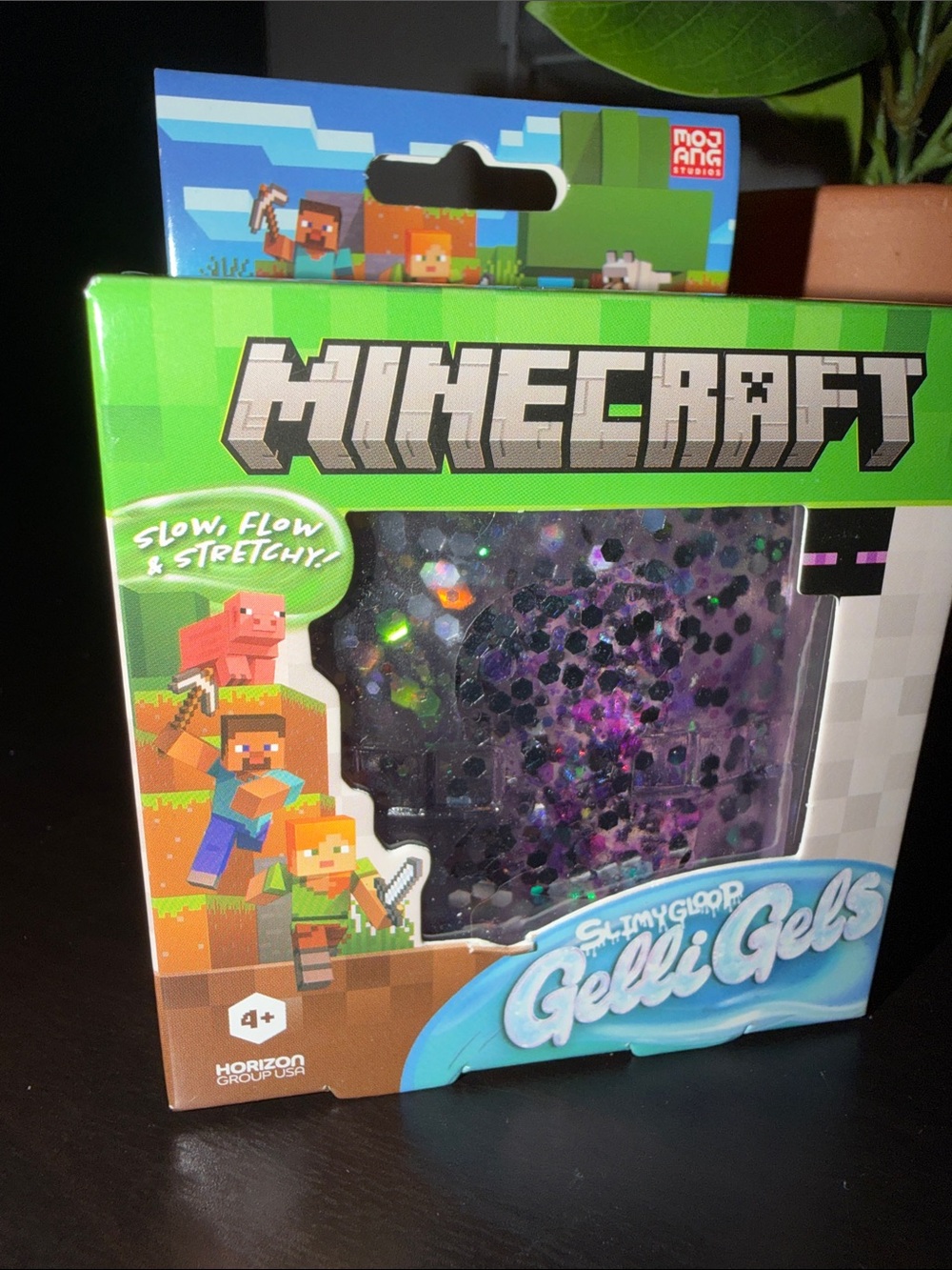 Minecraft SlimyGloop Gelli Gels Sensory Toy - Purple - Picture 3 of 4